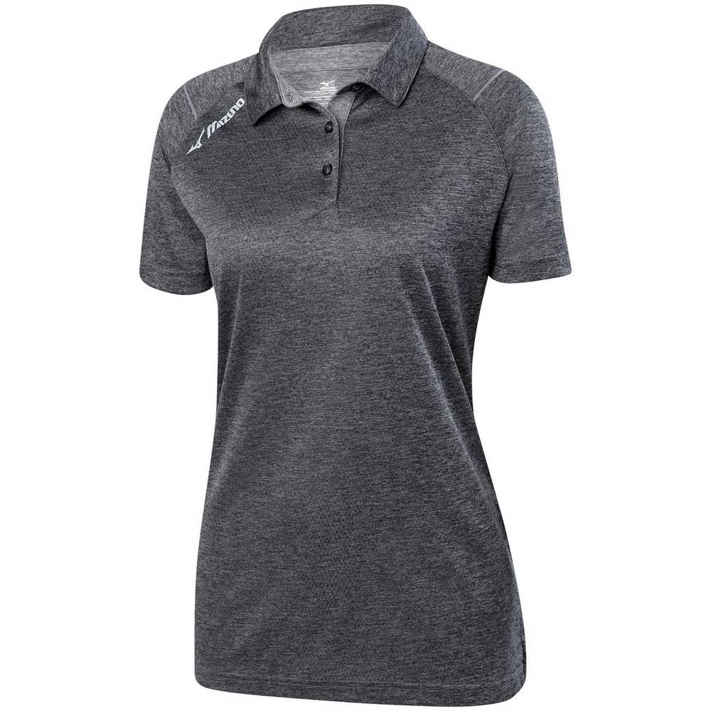 Womens Mizuno Volleyball Polo Grey Philippines (JBFSND269)